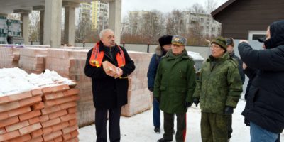 Партия кирпичей для храма.
