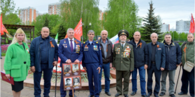 Аллея Ветеранов в День Победы