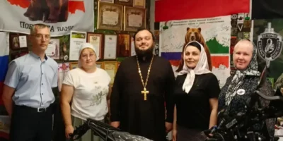 Освятили мотоцикл для нужд СВО