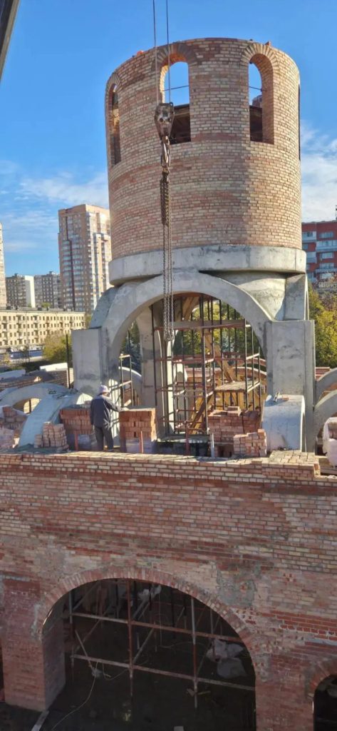 Основание под главный купол храма готово!